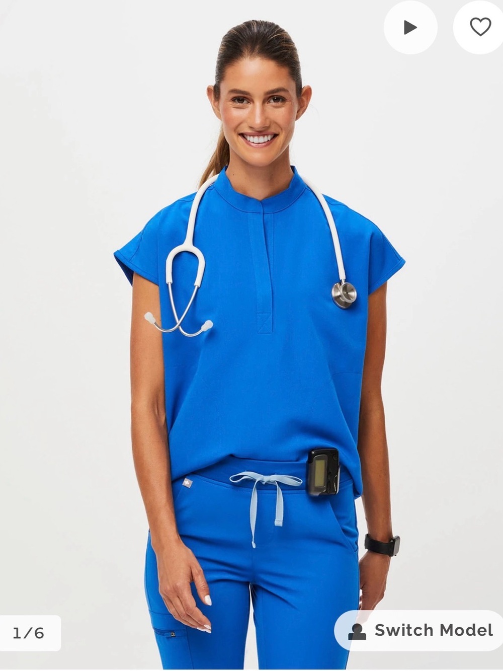 Figs Rafaela scrub top